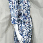 camberwell peacock blue long kimono