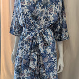 Camberwell Peacock Blue Short Kimono