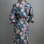 camberwell peacock pink long kimono