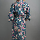 camberwell peacock pink long kimono