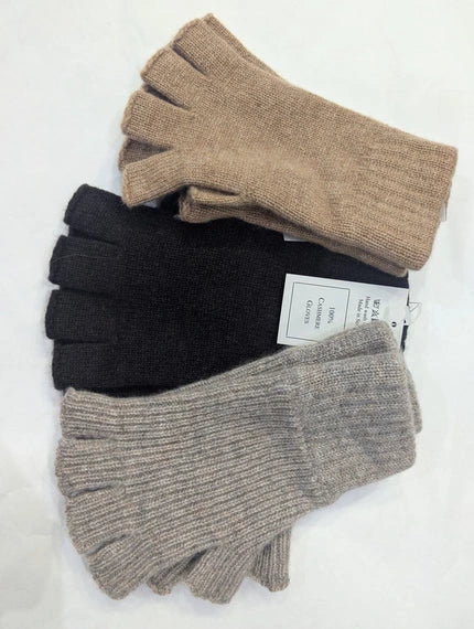 cashmere fingerless gloves