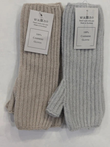 cashmere fingerless gloves