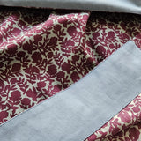 Dawn Dream Burgundy Short Kimono