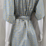 liberty print dawn dream gold short kimono