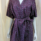Dawn Dream Burgundy Short Kimono