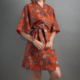 Decadent Blooms Short Kimono