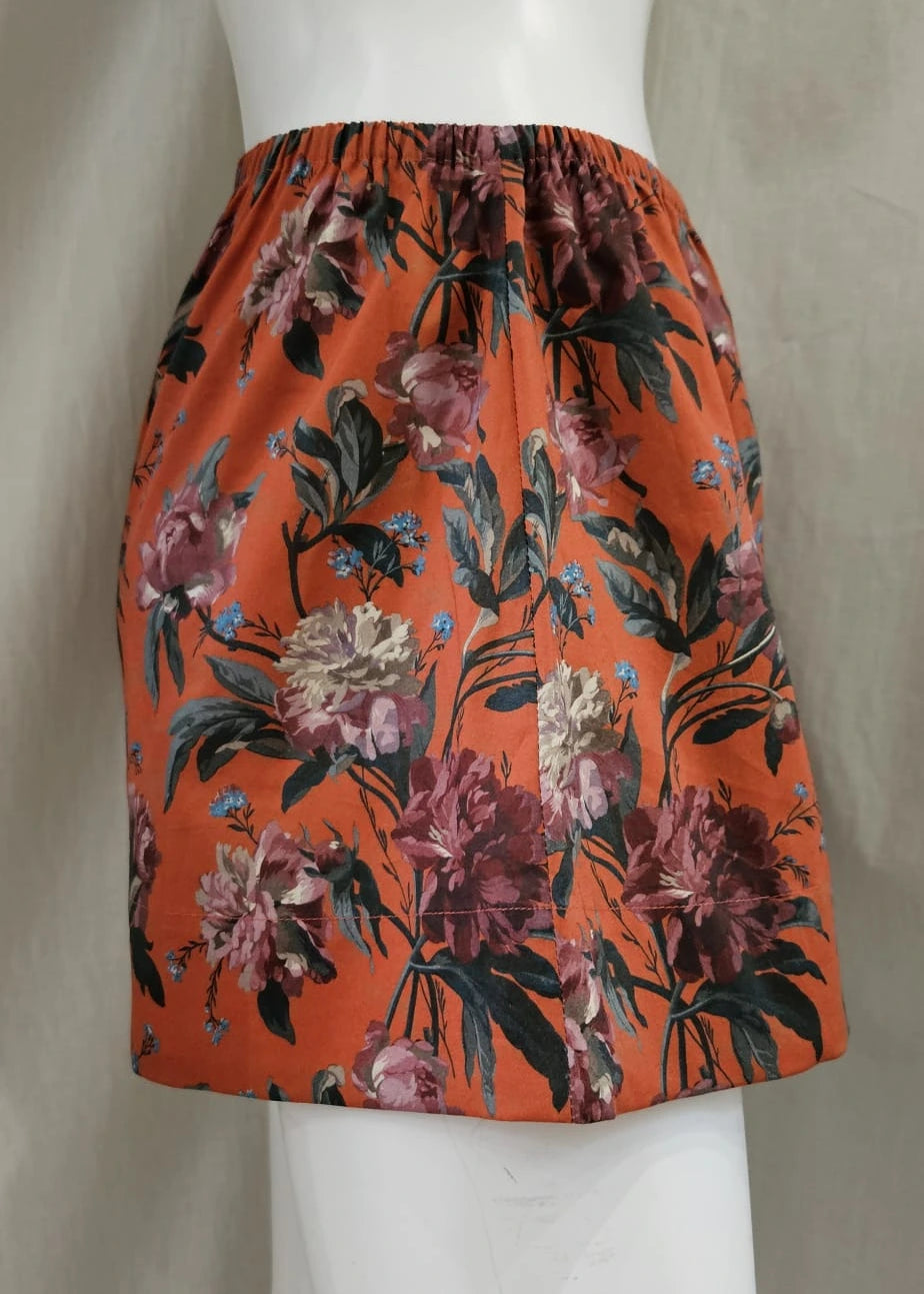 liberty print decadent blooms shorts