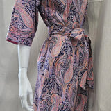 liberty print felix and isabelle purple long kimono