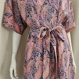 Felix & Isabelle Purple Short Kimono