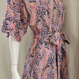 Felix & Isabelle Purple Short Kimono