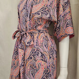Felix & Isabelle Purple Short Kimono