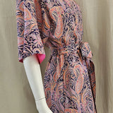 Felix & Isabelle Purple Short Kimono