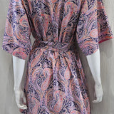 Felix & Isabelle Purple Short Kimono
