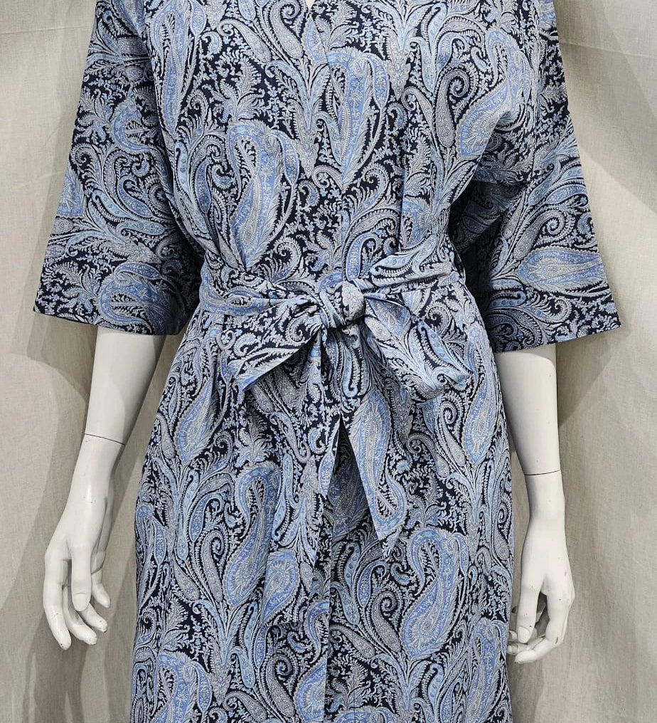 felix and isabelle blue long kimono