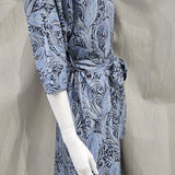 felix and isabelle blue long kimono