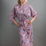 felix and isabelle purple long kimono