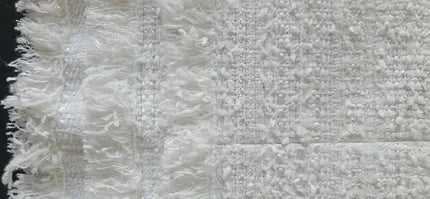 french tweed jacket and pencil skirt fabric
