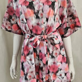 Hazy Days Pink Short Kimono