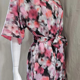 Hazy Days Pink Short Kimono