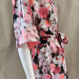 Hazy Days Pink Short Kimono