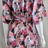 Hazy Days Pink Short Kimono