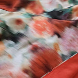 Hazy Days Orange Short Kimono