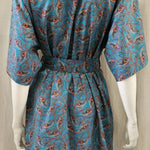 liberty print isadora feather short kimono