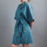 Isadora Feather Short Kimono
