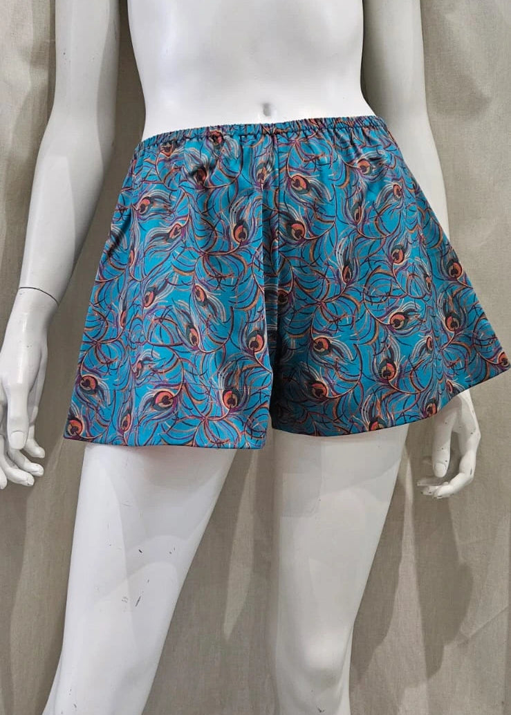 liberty print isadora feather shorts