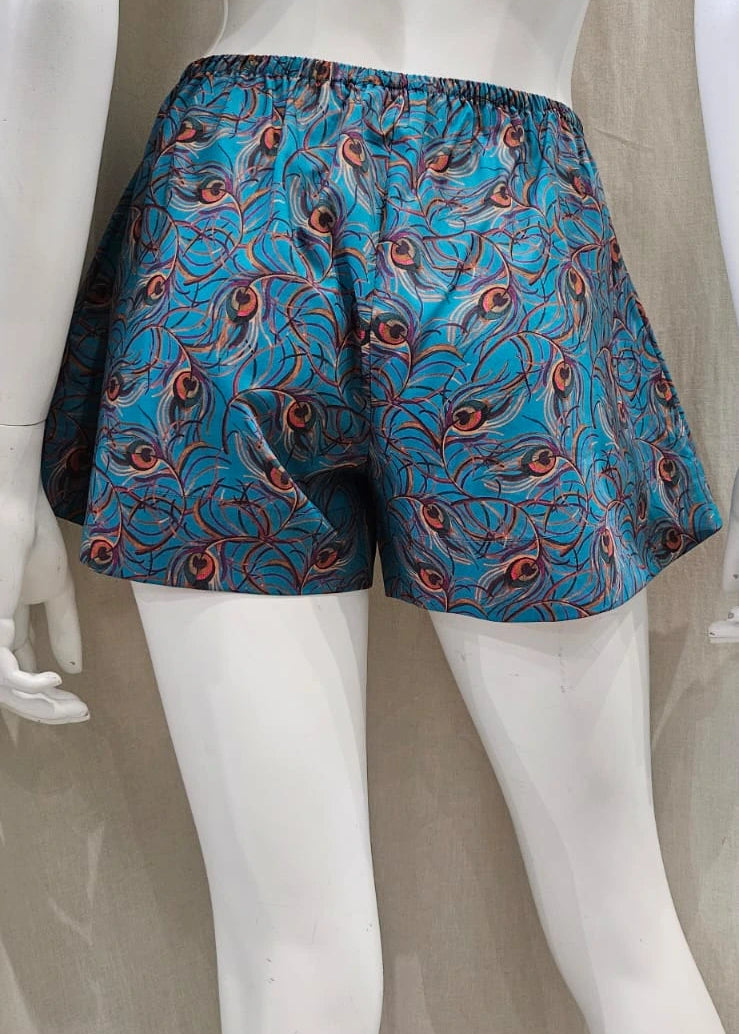 liberty print isadora feather shorts