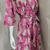 lilac fuchsia long kimono