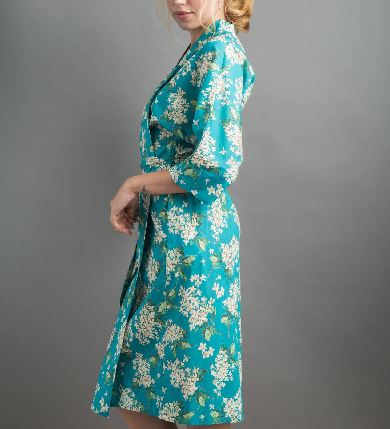 lilac jade long kimono