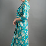 lilac jade long kimono