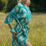 lilac jade long kimono