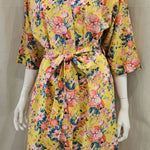 magical bouquet long kimono