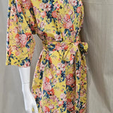 magical bouquet long kimono
