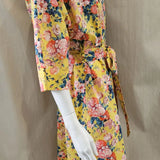 magical bouquet long kimono