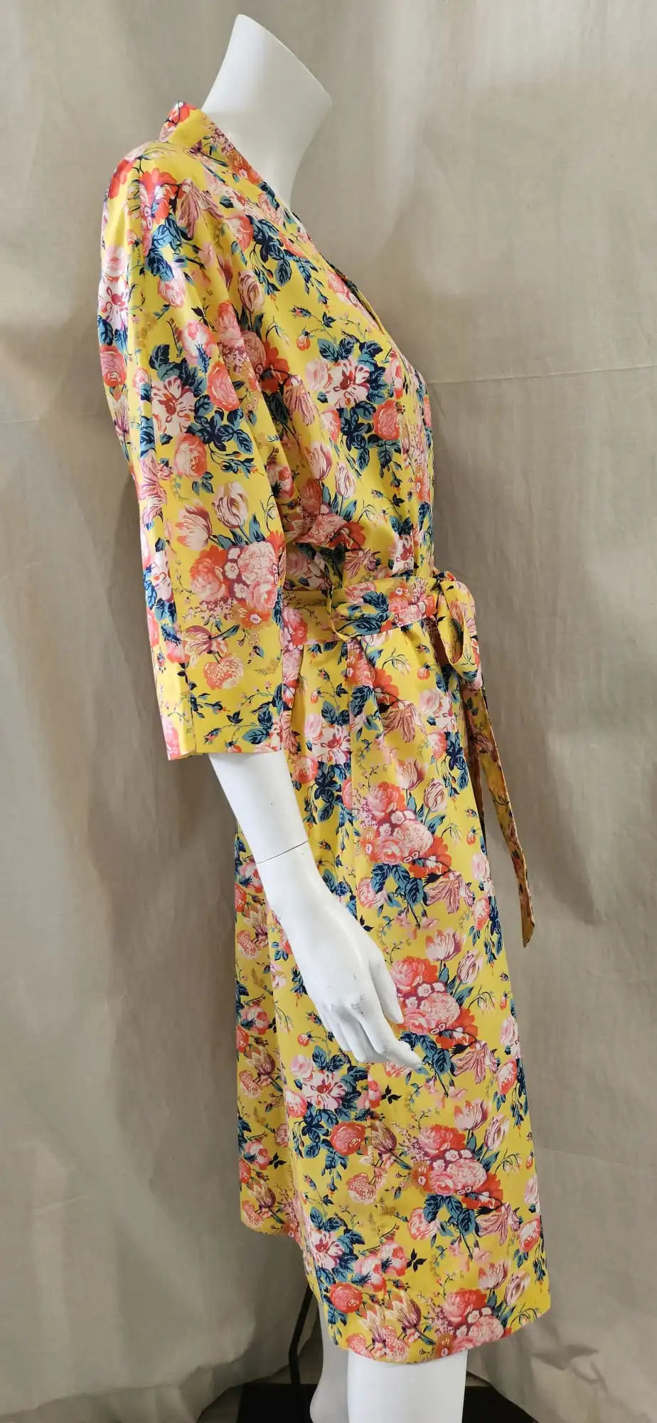 magical bouquet long kimono