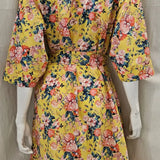 magical bouquet long kimono