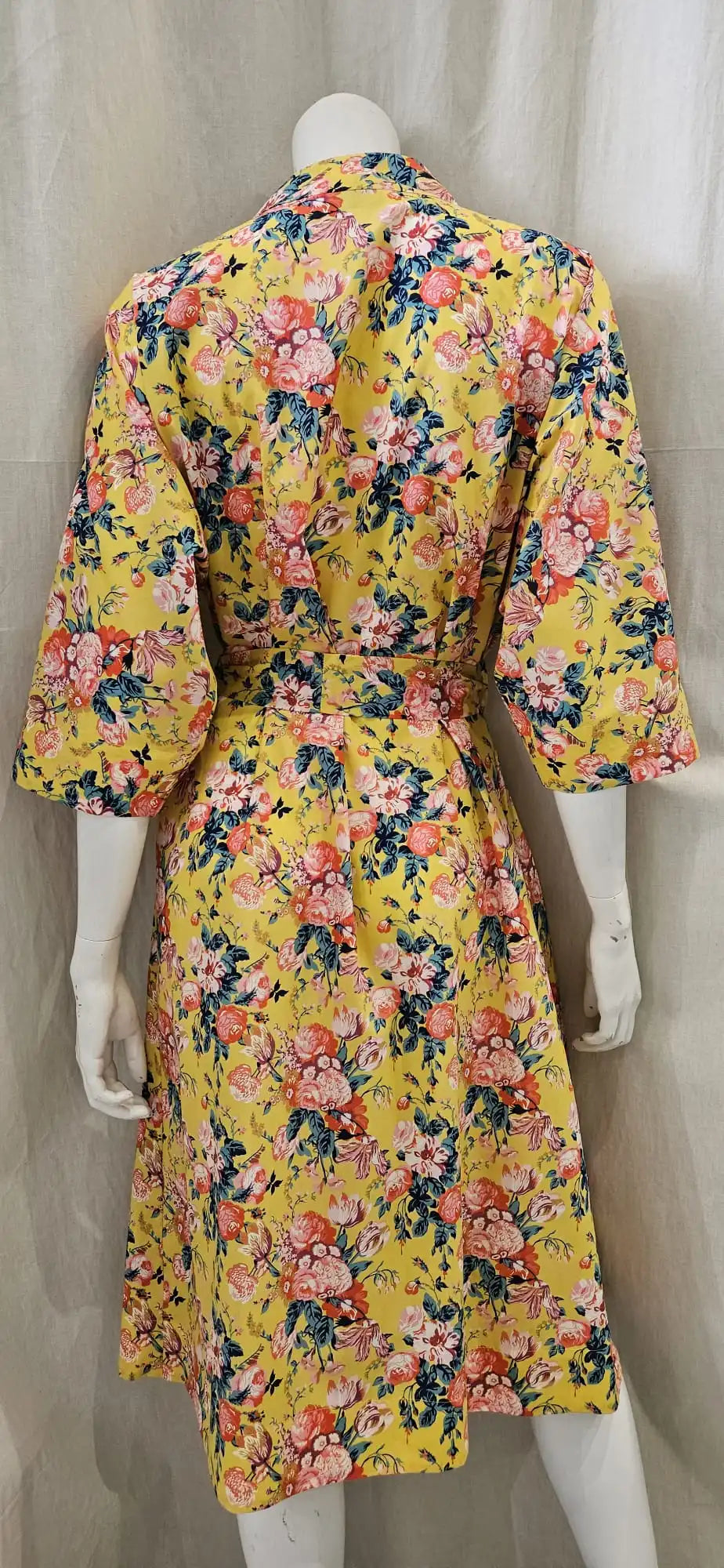 magical bouquet long kimono