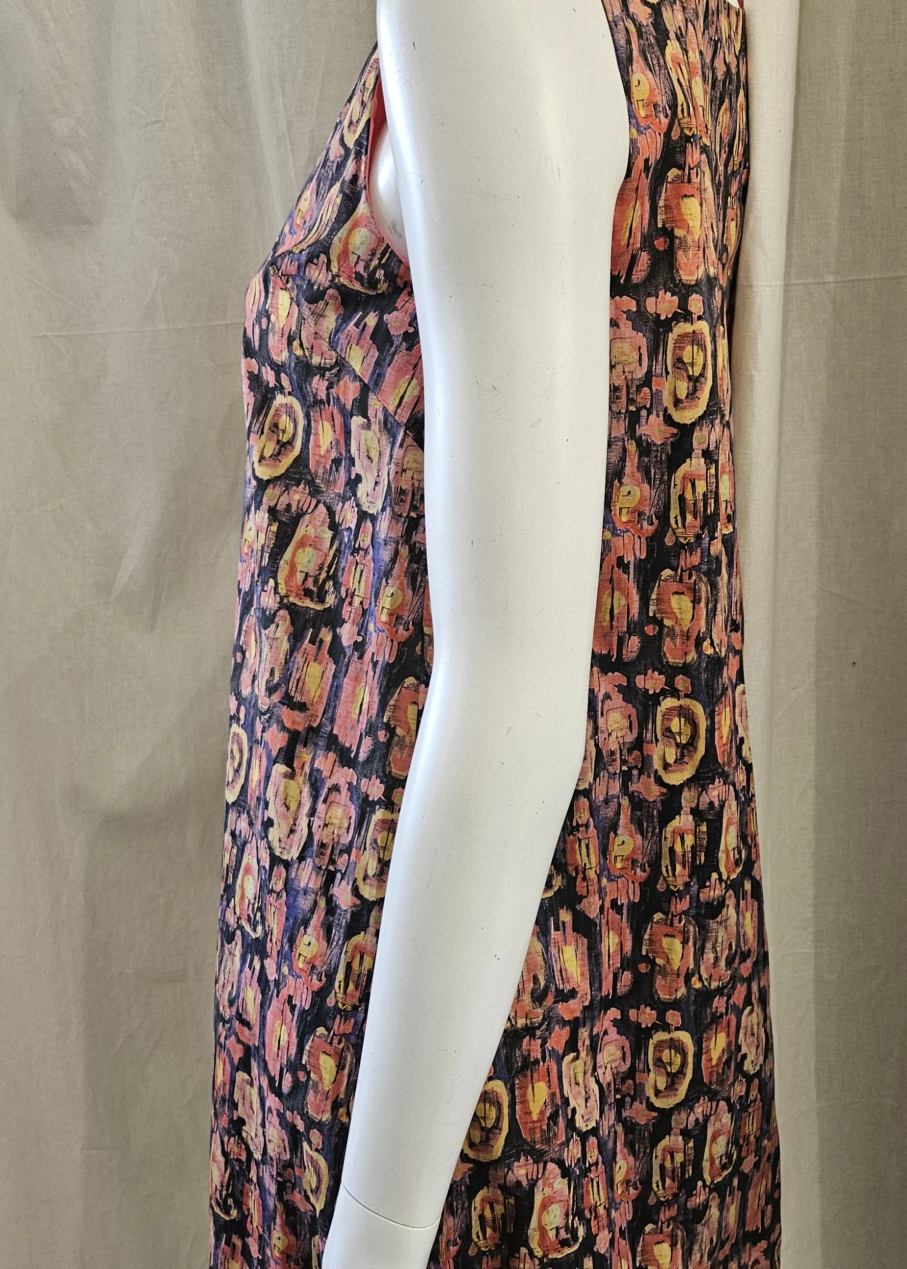 liberty print majesty coral dress