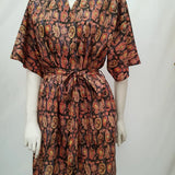 Majesty Coral Short Kimono