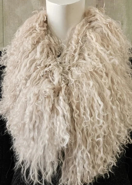 mongolian lamb scarf