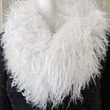 mongolian lamb scarf