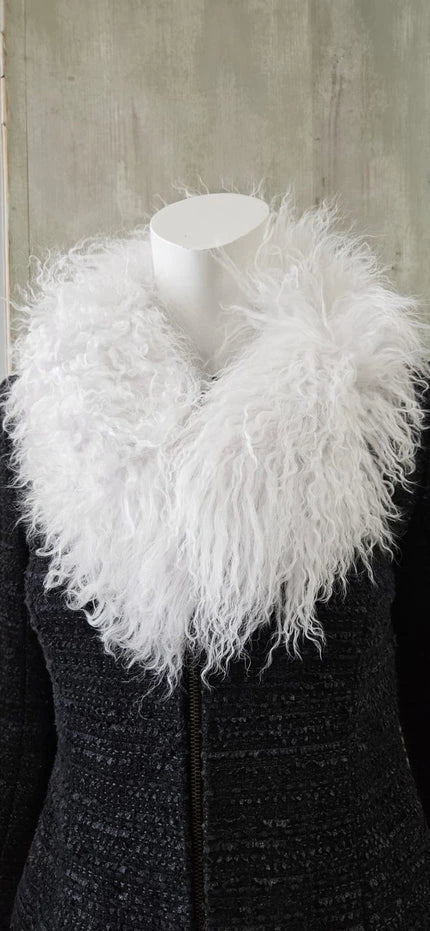 mongolian lamb scarf