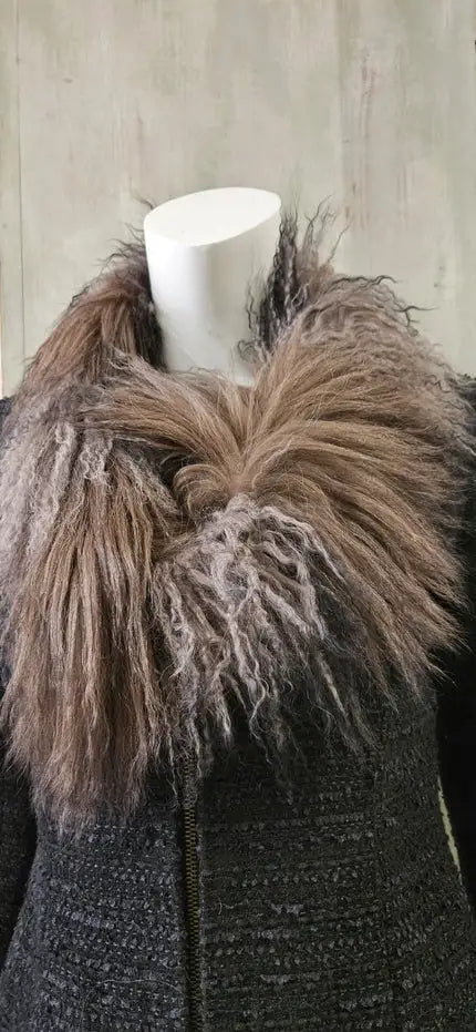mongolian lamb scarf