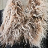 mongolian lamb scarf