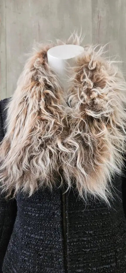 mongolian lamb scarf
