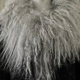mongolian lamb scarf