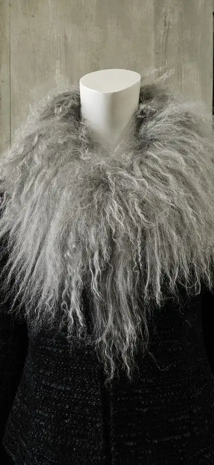mongolian lamb scarf